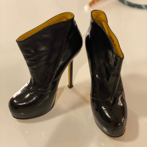 YSL Yellow Bottom Boots - Picture 3 of 6